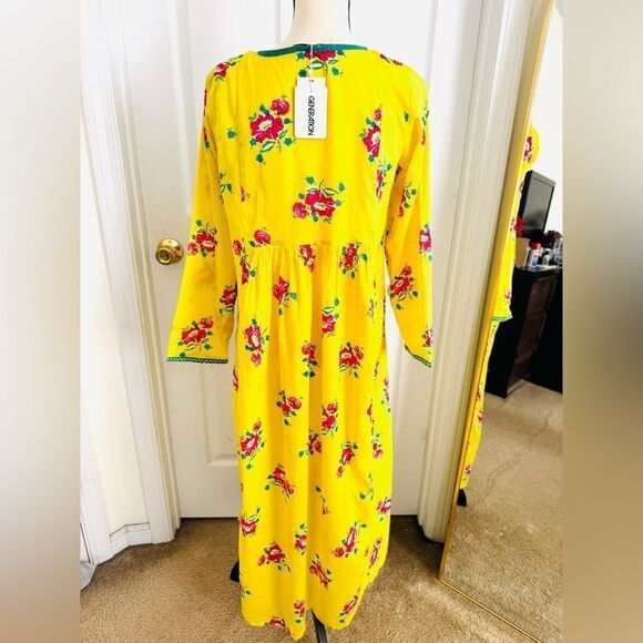 GENERATION PAKISTANI DESIGNER FLORAL DRESS - Picture 12 of 12